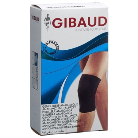 Gibaud Kniebandage Anatomisch L 45-51.5см Schwarz