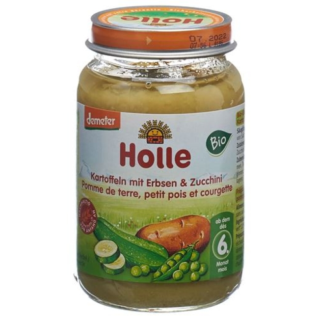 Holle Kartoffeln Erbsen Zucchini 190 g