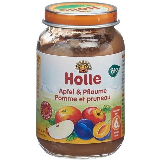 Holle Apfel & Pflaume 190г