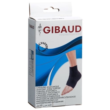 Gibaud Sprunggelenkbandage Anat L 25-28см schwarz