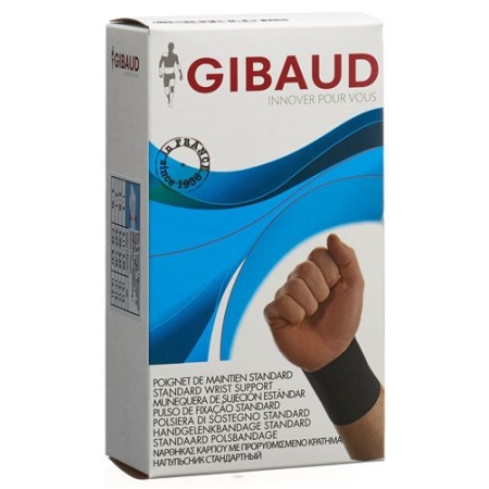 Gibaud Handgelenkmansch Verstellbar XL 19-21см Schwarz