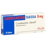 Кандесартан Такеда 8 мг 98 таблеток Кандесартан Такеда 8 мг 98 таблеток