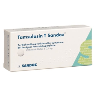 Tamsulosin T Sandoz Retard 0.4 mg 30 tablets