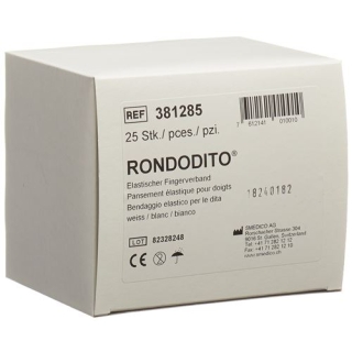 Rondodito Fingerverband Trikotschlauch Weis 25 штук