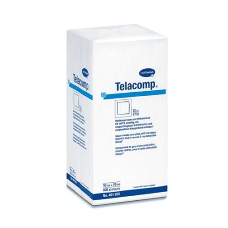 TELACOMP 10X10CM STERIL 12 FAC