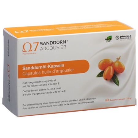 Omega 7 Sanddorn Argousier Sanddornol-Kapseln 180 штук