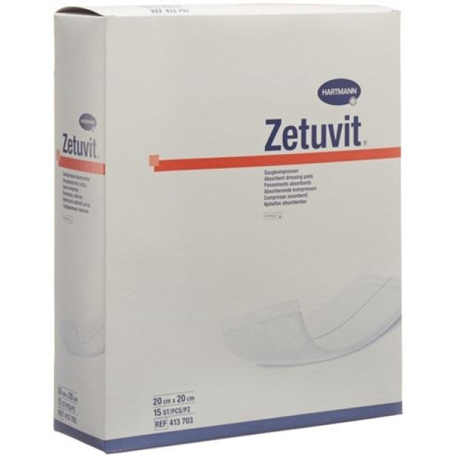 Zetuvit Absorptionsverband 20x20см Steril 15 штук