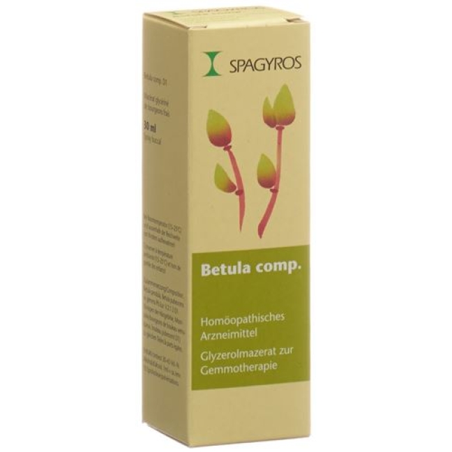 Spagyros Gemmo Betula Comp Glyc Maz D 1 30мл