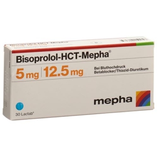 Bisoprolol HCT Mepha 5/12.5 mg 30 Lactabs