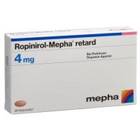 Ropinirol Mepha Retard 4 mg 28 Depotabs Ropinirol Mepha Retard 4 mg 28 Depotabs
