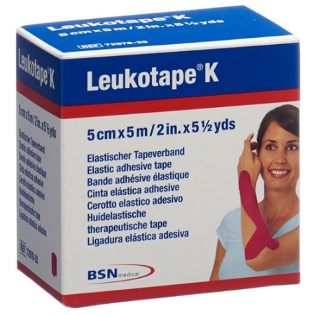 Leukotape K пластырейband 5мX5см Pink