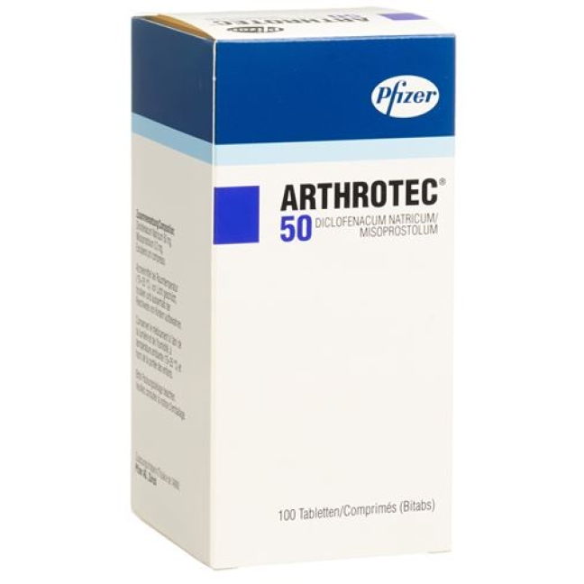 Arthrotec 50 mg 100 tablets