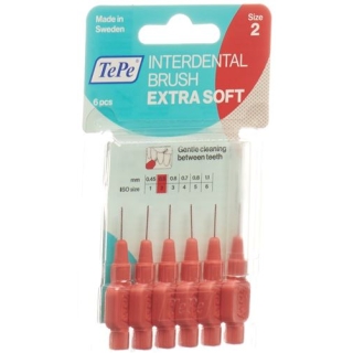 TePe Interdentalbursten X-soft 0.5мм 6 штук