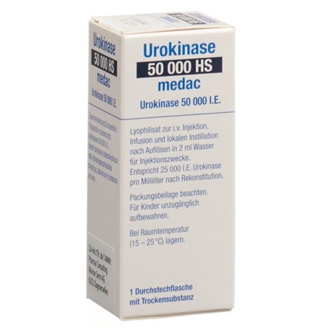 Urokinase Hs Medac 50000 E 