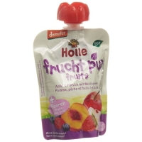 Holle Pouchy Apfel&pfirsich M Waldbeer 90г Holle Pouchy Apfel&pfirsich M Waldbeer 90г