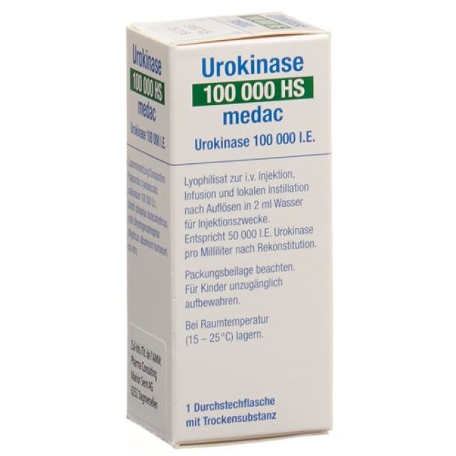 Urokinase Hs Medac 100000 E