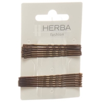 Herba Klemme 6+6.5см Braun 12 штук