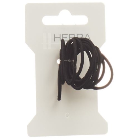 Herba Haarbinder 3см Schwarz 12 штук