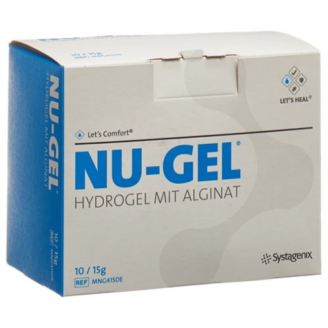 Nu гель Hydrogel mit Alginat 10x 15г