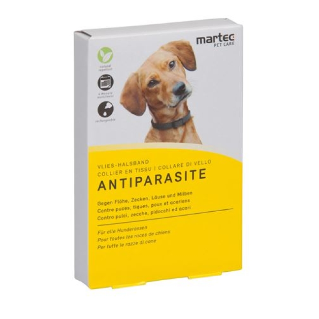 Martec Pet Care Vlies-Halsband Antiparasite Hunde