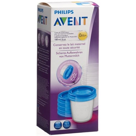 Avent Philips Via Aufbewahrbech 180мл 5bech, 5deck