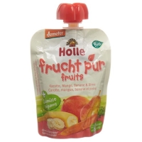 Holle Pouchy Karotte Mango Banan Birne 90г Holle Pouchy Karotte Mango Banan Birne 90г
