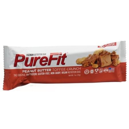 PURE FIT PROT BAR TOFFE CRU VE