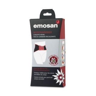 emosan Nierenwarmer Velcro Schwarz размер M Special Swiss Edition