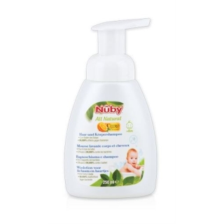 Nuby All Naturals Haar-korpershampoo 250мл