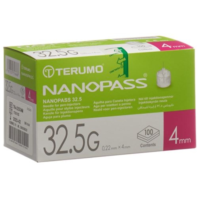 TERUMO PEN NADEL 32.5G 0.22X4