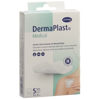 Dermaplast Medical Vliesverband 7.2x5см 5 штук