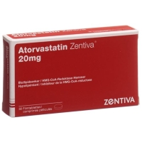 Аторвастатин Зентива 20 мг 30 таблеток покрытых оболочкой Аторвастатин Зентива 20 мг 30 таблеток покрытых оболочкой