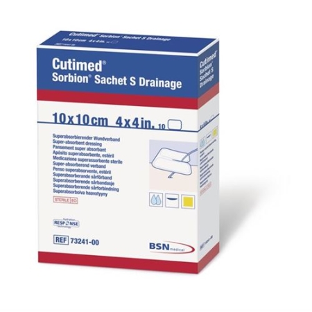 Cutimed Sorbion Sachet S Drainage 10x10см 10 штук