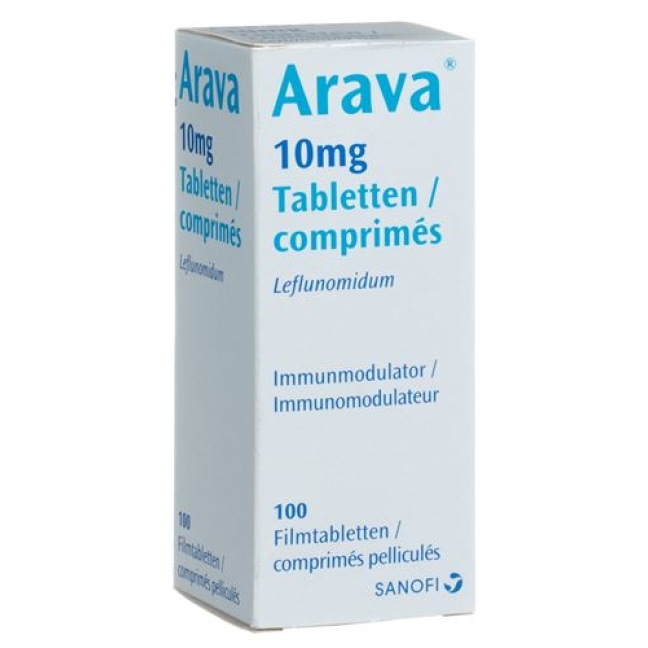 Arava 10 mg 100 filmtablets