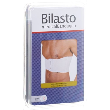 Bilasto Rippenbruchbandage M Weiss