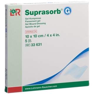 SUPRASORB G GEL-KOMPR 10X10CM