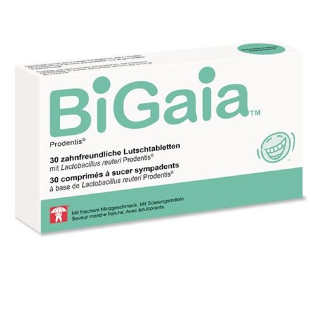 Bigaia Prodentis Lutschtabletten Zahnfreundlich 30 штук