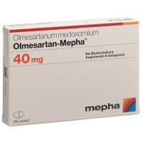 Олмесартан Мефа 40 мг 28 таблеток покрытых оболочкой Олмесартан Мефа 40 мг 28 таблеток покрытых оболочкой