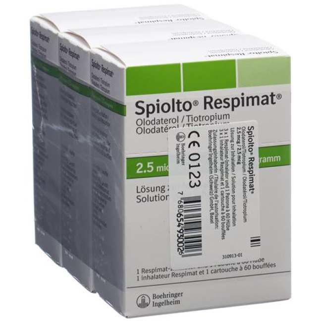 Spiolto Respimat 2.5 mcg/Hub 3