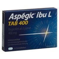 Аспегик Ибу Л 400 мг 10 таблеток покрытых оболочкой Аспегик Ибу Л 400 мг 10 таблеток покрытых оболочкой