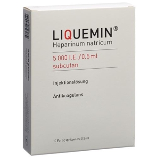 LIQUEMIN 5000 E/0.5ML S.C.