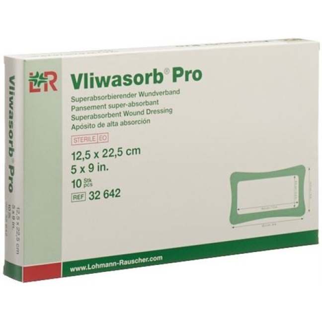 VLIWASORB PR WUNDV 12.5X22.5CM