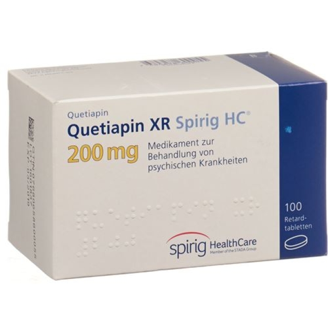 QUETIAPIN XR SPIRIG HC 200