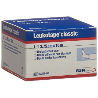 Leukotape Classic unelastische бинт 10m x 3.75см Weiss