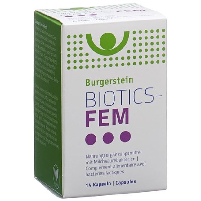 Burgerstein Biotics-Fem Kapseln 14 Stück