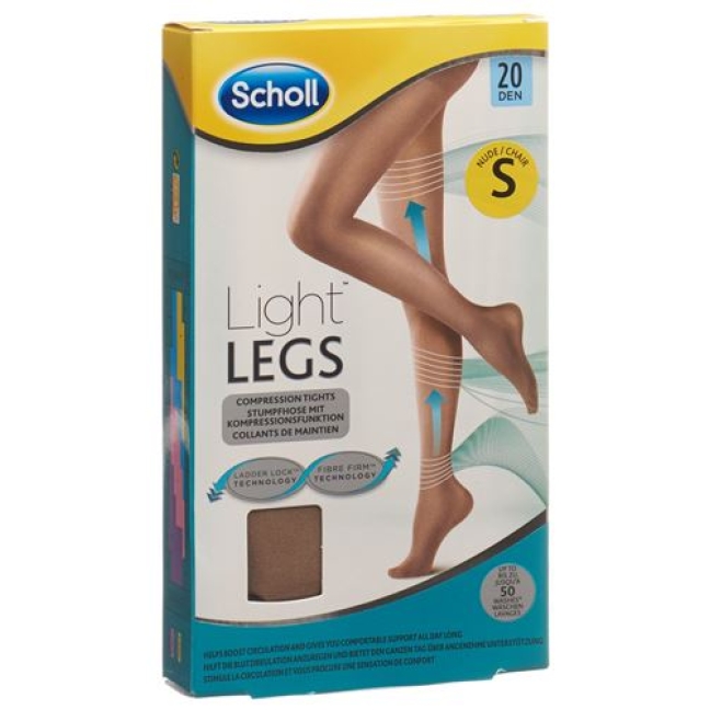 SCHOLL LIGHTL STR HO 20D S NUD