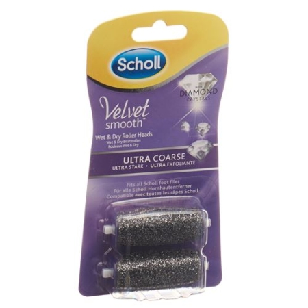 Scholl Velvet Smooth Pedi Roll Ult Sta Diam 2 штуки