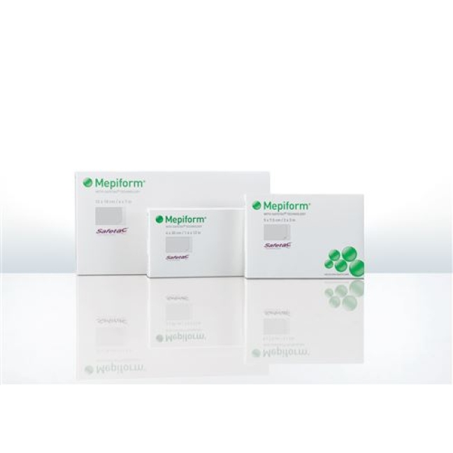 Mepiform Narbenverband 5x7.5см Silikon Nicht стерильный 5 штук