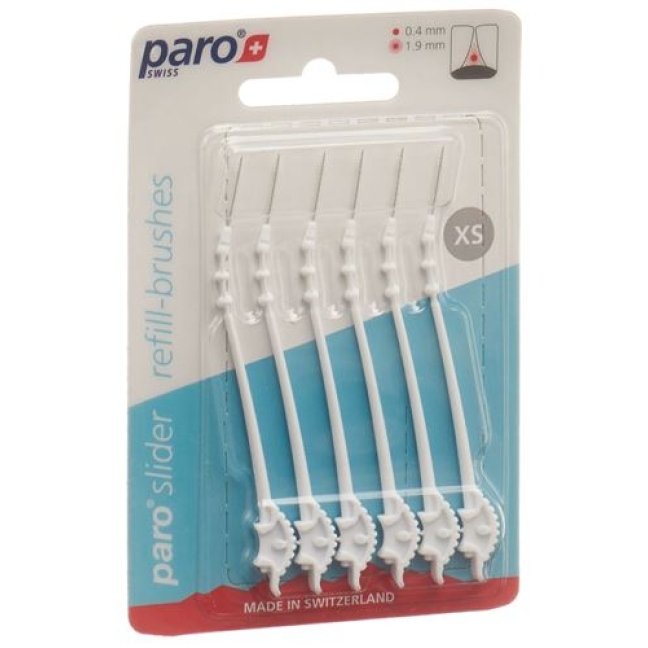 Paro Slider Refill-Brushes XS 6 штук