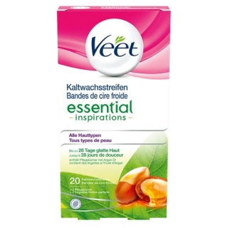 Veet Kaltwachsstreif Beine&korper Essen 10x 2 штуки